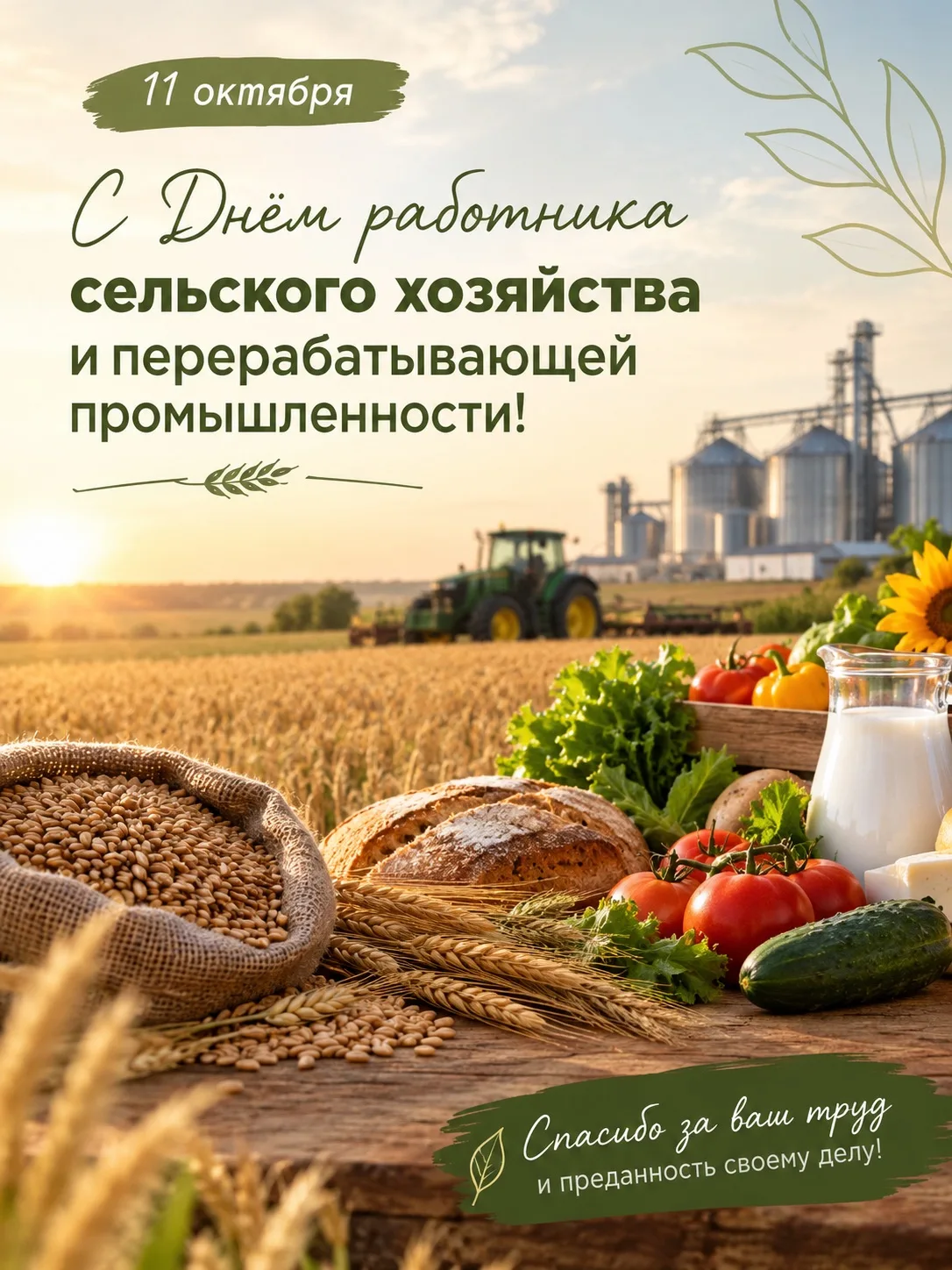 🌾 Спасибо тем, кто кормит страну