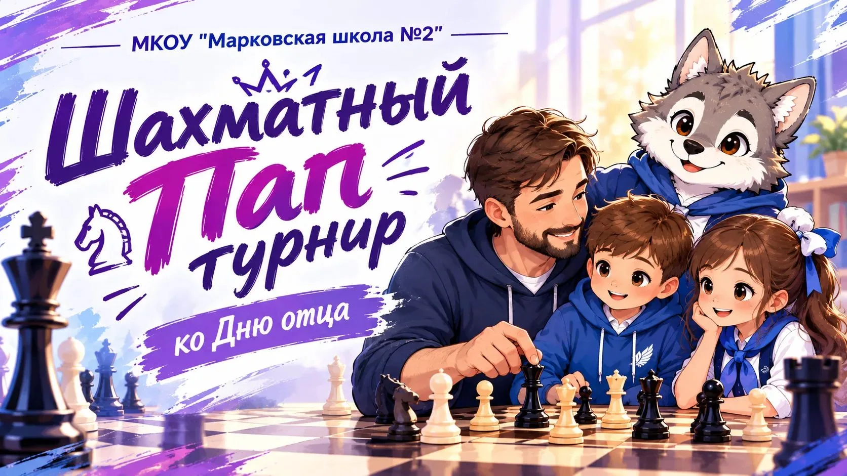 Дорогие папы и любимые дедушки!