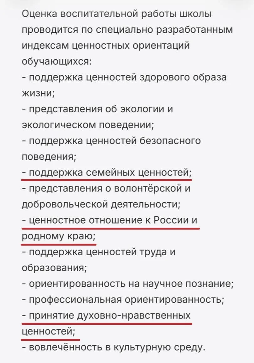Рособрнадзор начал проверку российских школьников на приверженность традиционным ценнос...