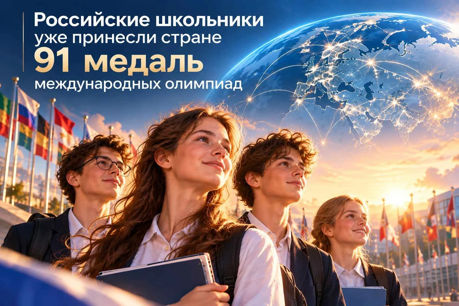 🏆 Российские школьники завоевали 91 медаль международных олимпиад