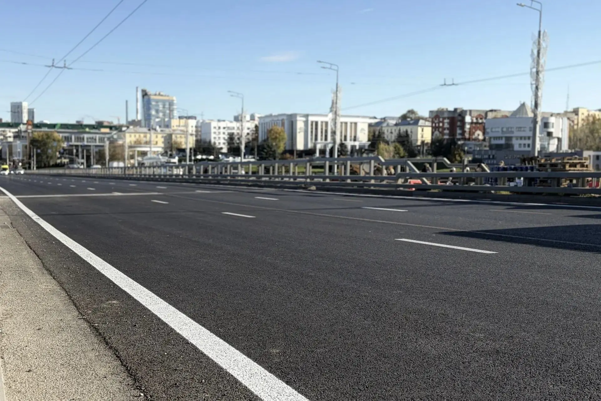В Чебоксарах обновляется вторая половина Московского моста