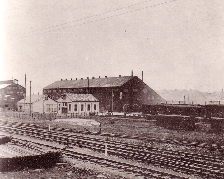 Узловая станция Кита Тойохара (Владимировка). Фото конца 1920-х.