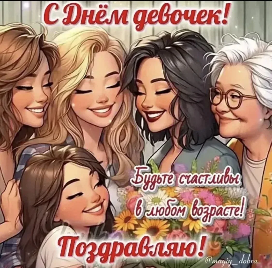 Девчата, сегодня наш праздник!😊👍