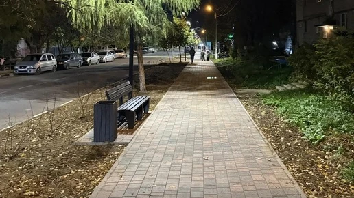 В Балабаново закончили благоустраивать улицу Лесную