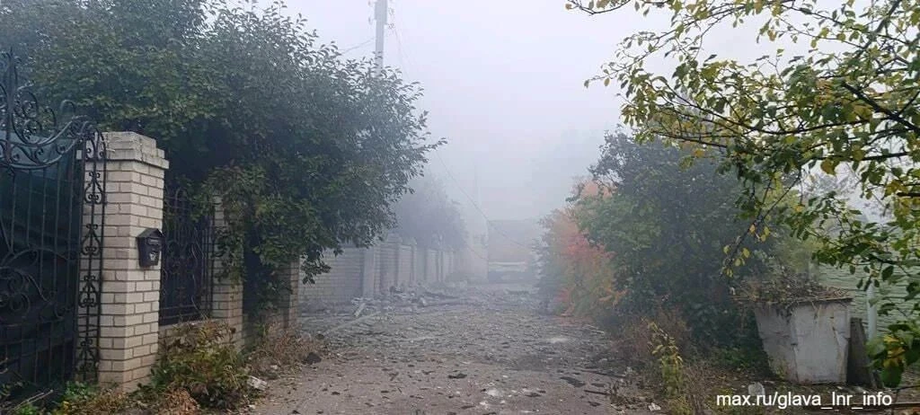 Частный сектор Лисичанска ночью подвергся массированной атаке украинских беспилотников....