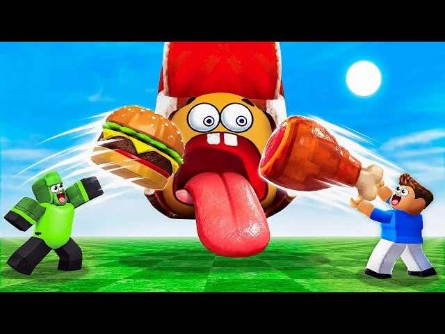 НАКОРМИ ЛЁНЮ!🍔  ОН СТАЛ ГИГАНТОМ!😱