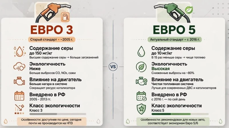 Новый бензин «Евро-3» вместо «Евро-5»: почему машина стала есть больше, а ехать хуже
