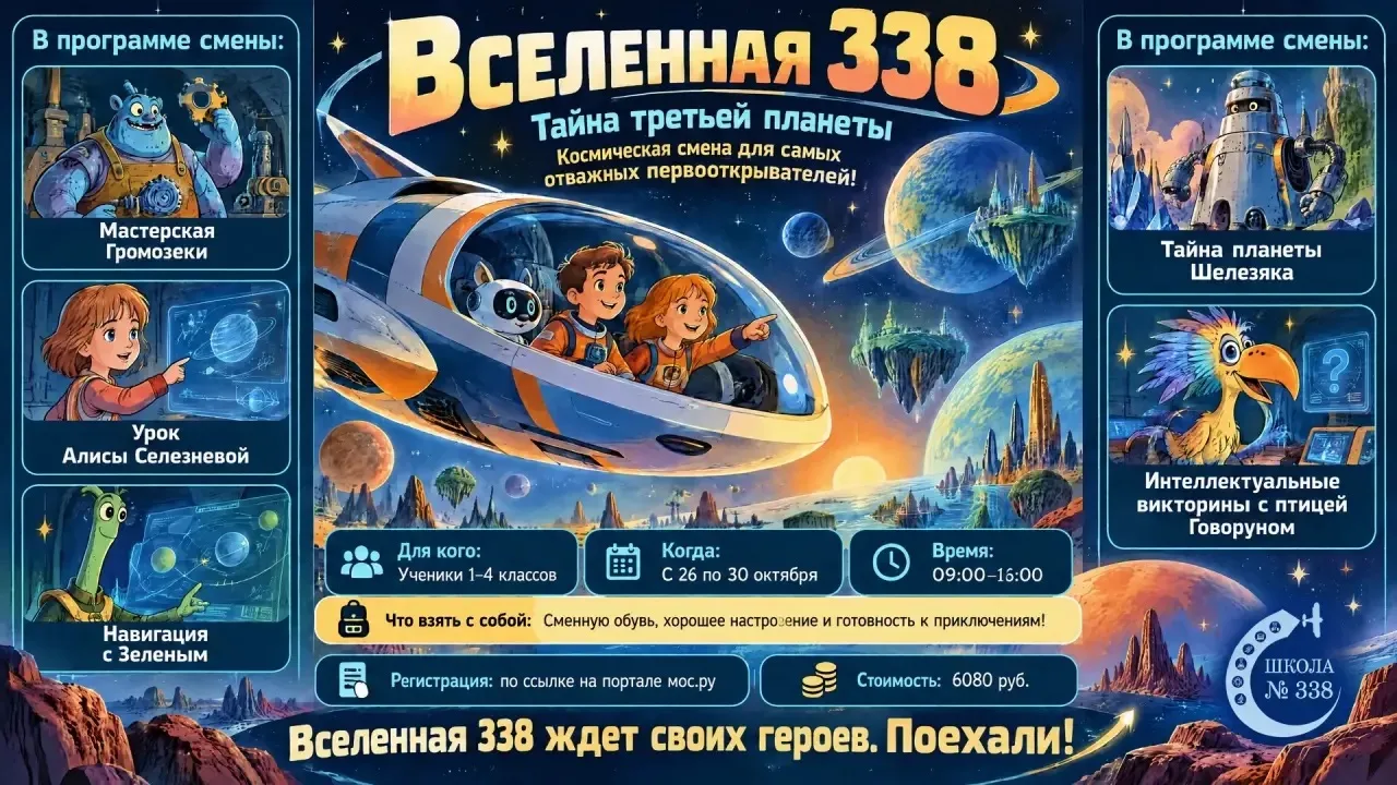 📣 До осенних каникул осталось всего 17 дней — пора планировать отдых