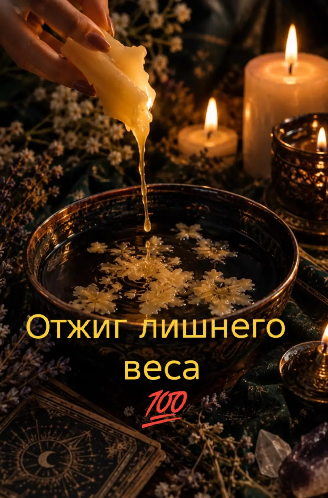 🔥Убывающая Луна: Ритуал сжигания лишнего (и не только веса)