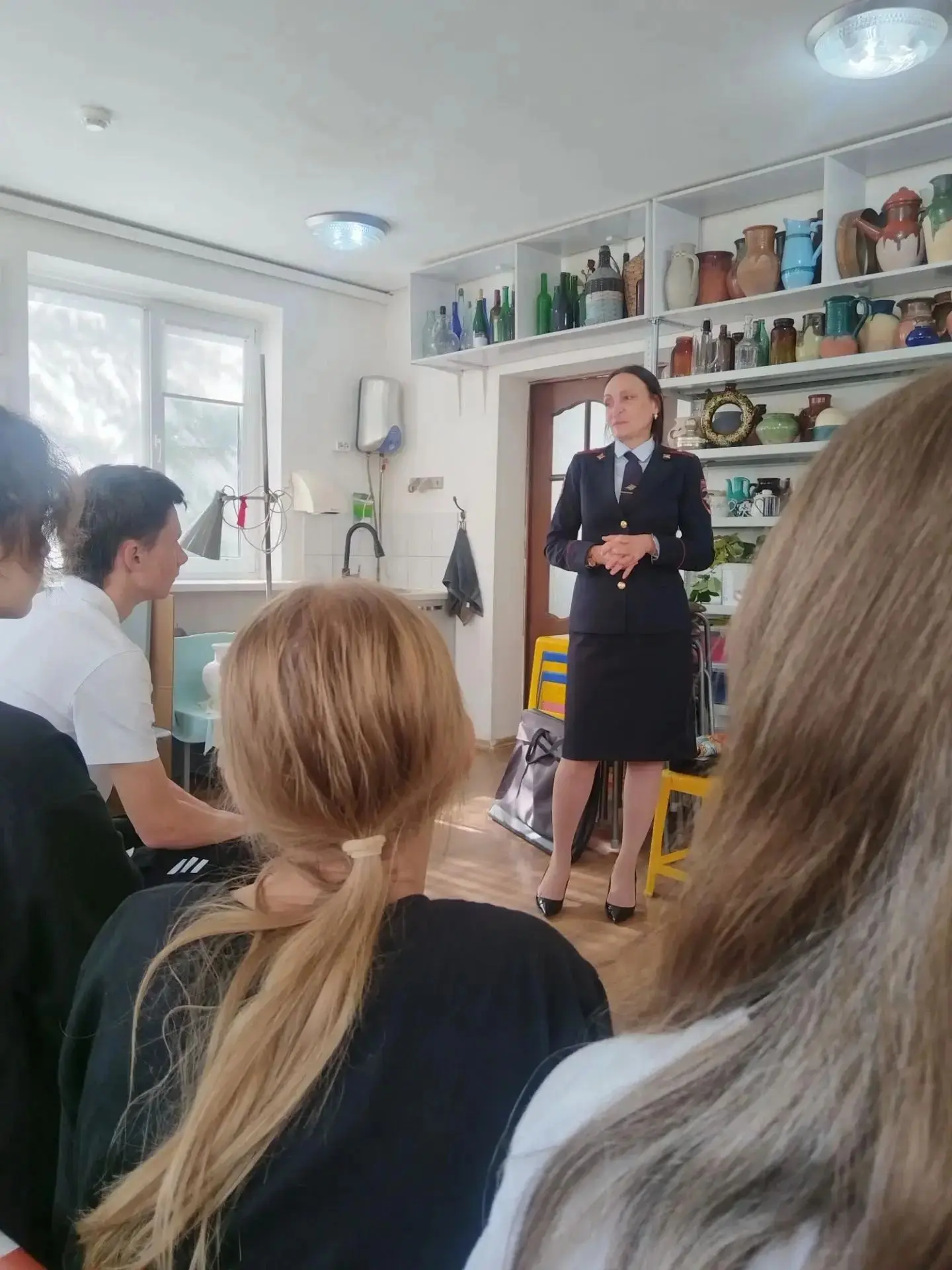 📢 В ДШИ с. Агой прошла профилактическая встреча с инспектором ПДН.