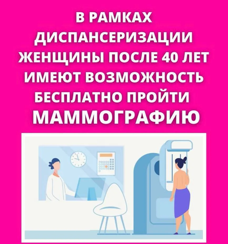 ☑️Важное обследование для женщин после 40 лет