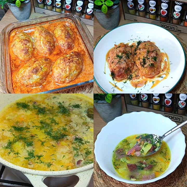 Вот такой сегодня вкусный обедо/ужин получился, давно уже всё готово, уже поели, больше...