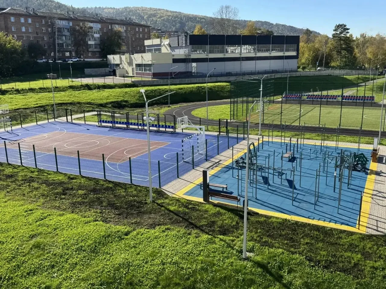 ⚽️Две новые «умные» спортплощадки открылись в Красноярске и Дивногорске