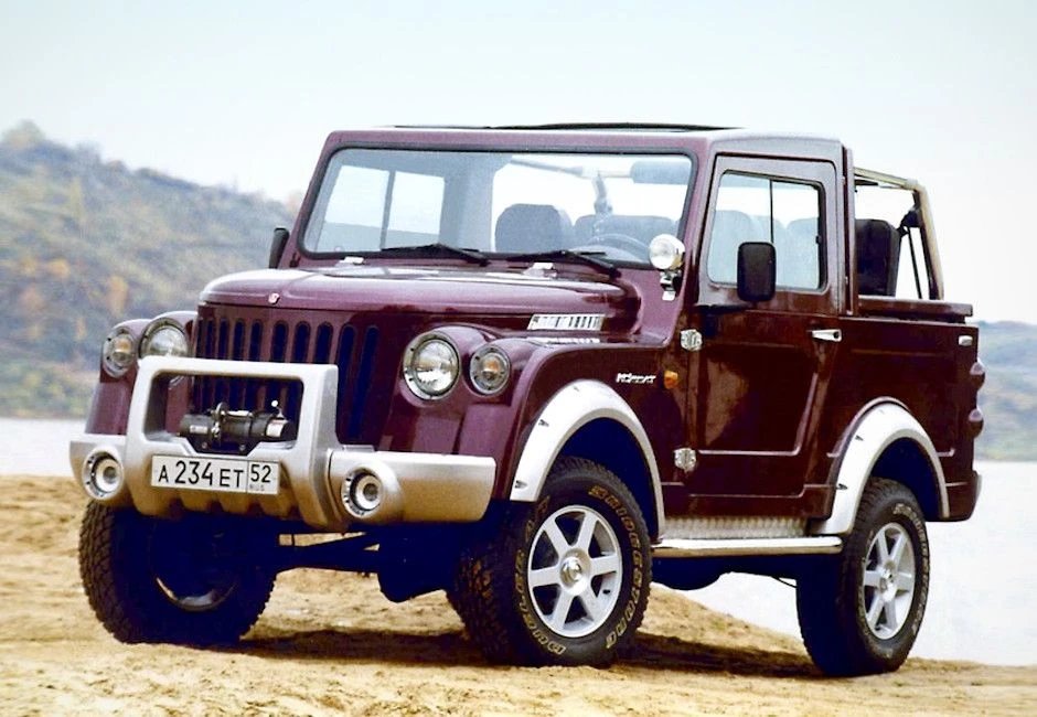 Русский Wrangler: концепт-кар «ГАЗ Комбат», построенный в 2000 году по мотивам классиче...