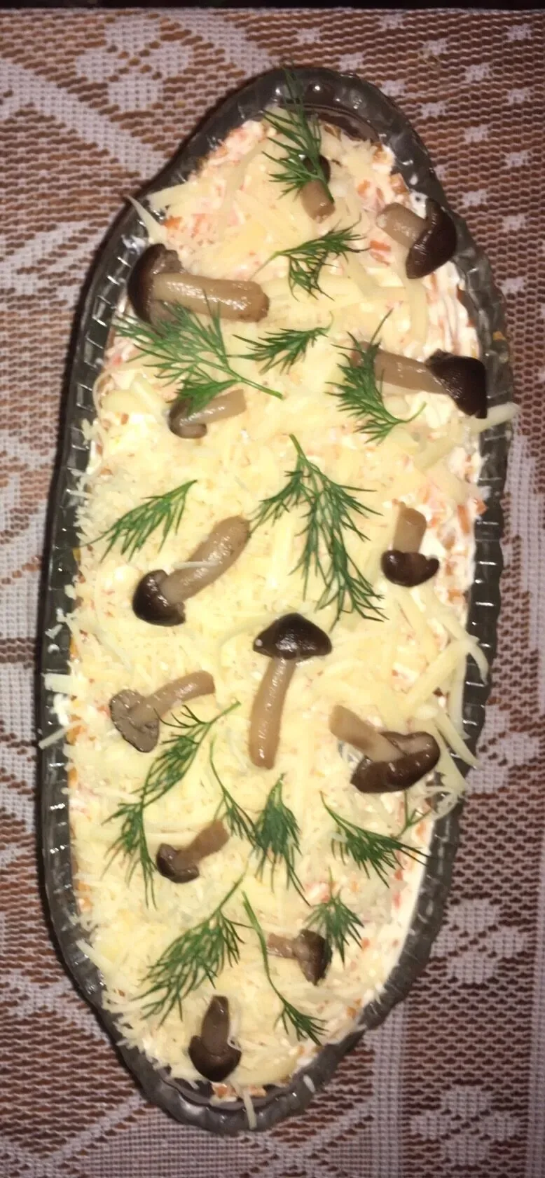 Салат «Опята под шубой»