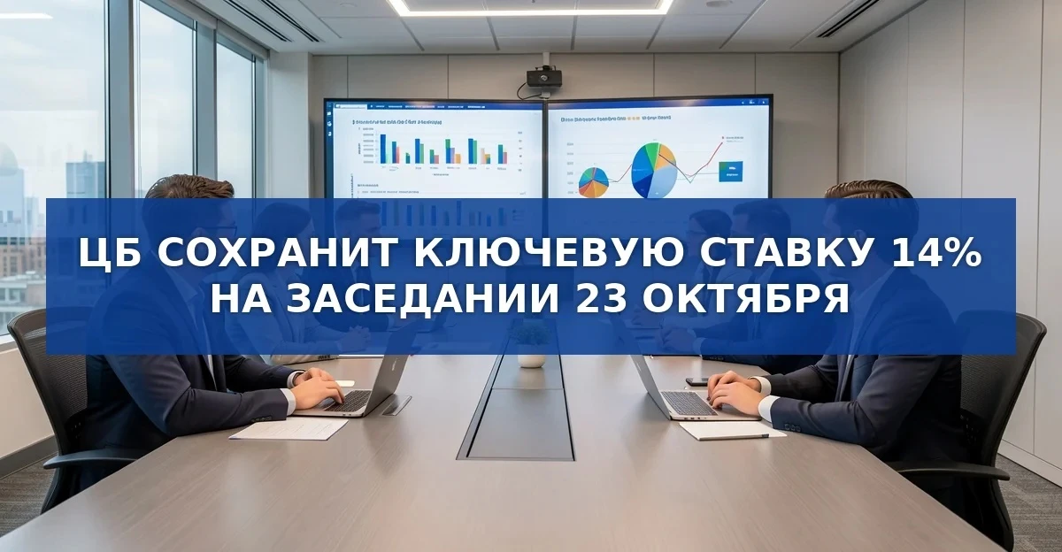 Ключевая ставка ЦБ останется на уровне 14 %