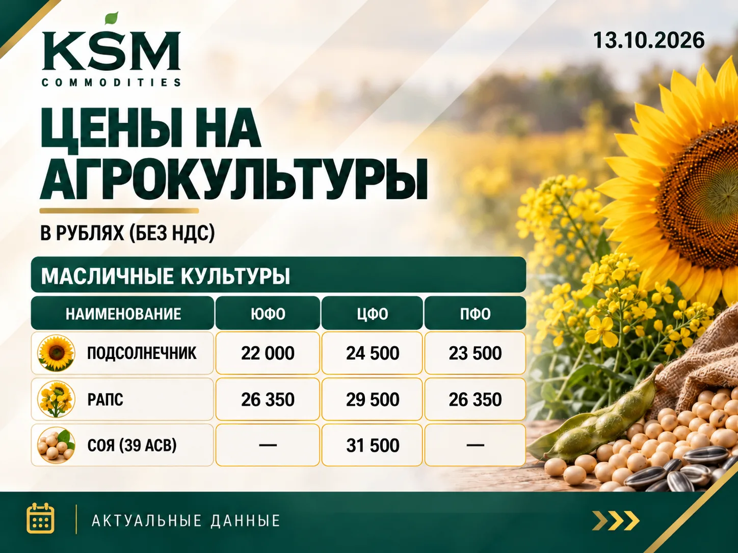 🌻Масличные культуры