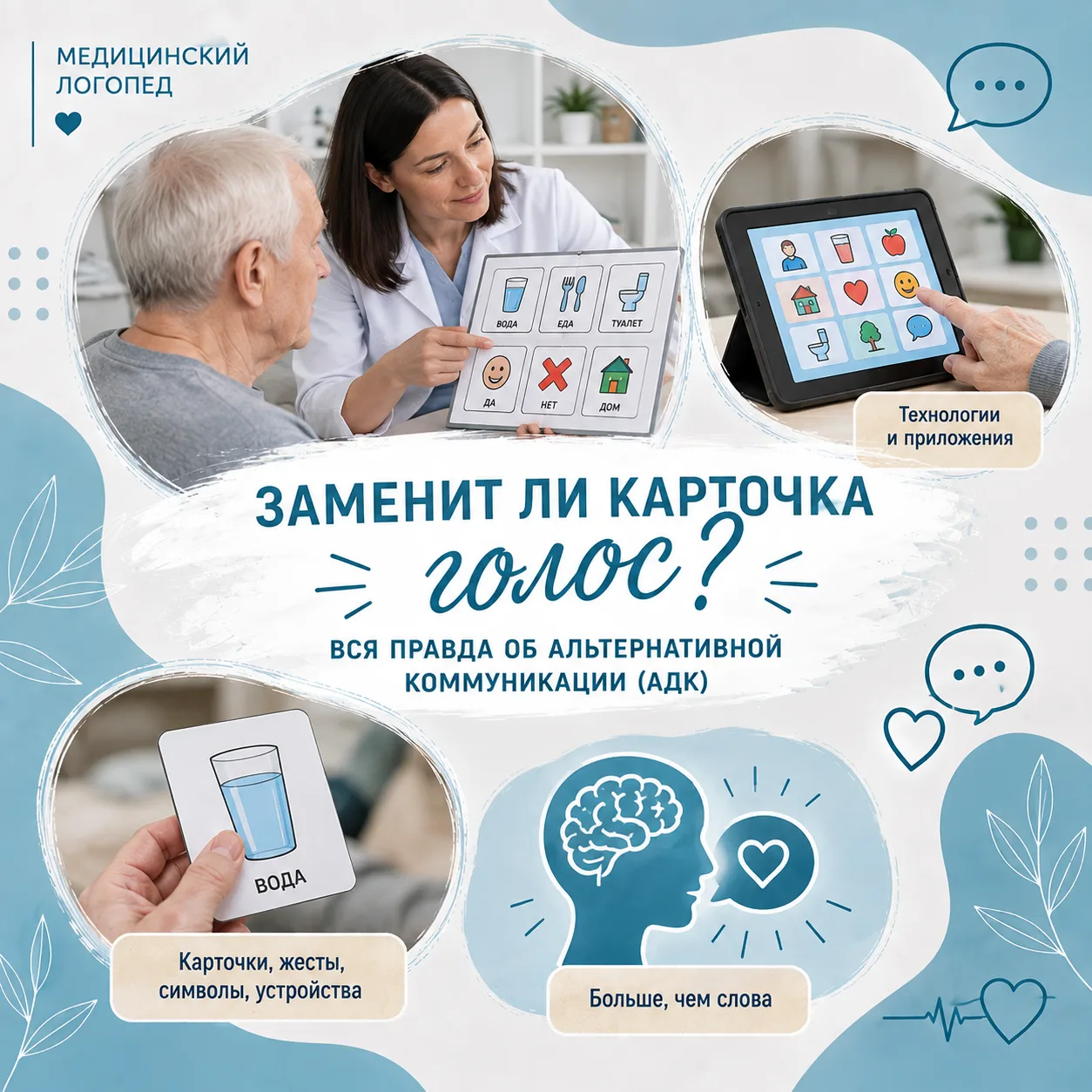 «Заменит ли карточка голос? Вся правда об альтернативной коммуникации (АДК)» 🗣📋