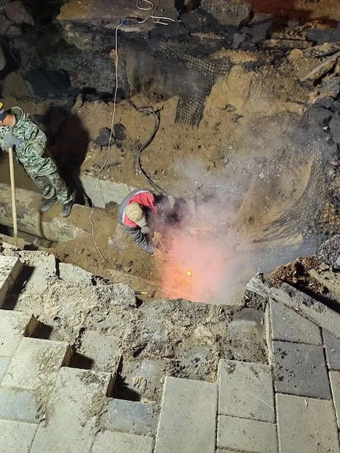 На Большой Советской в Смоленске завершили ремонтные работы на теплосети