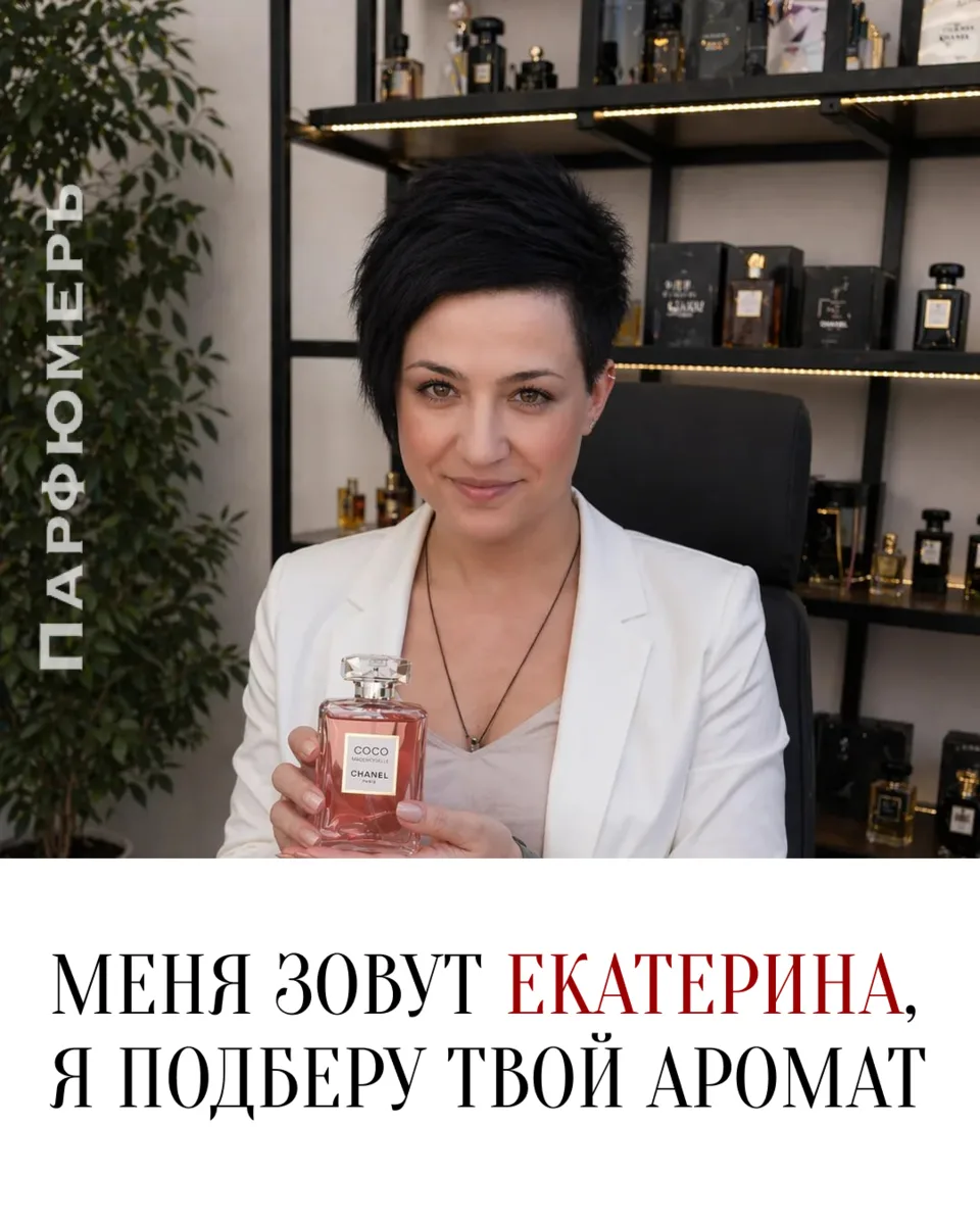 Знакомимся. За «Парфюмеръ» стоит один человек - я, Екатерина.