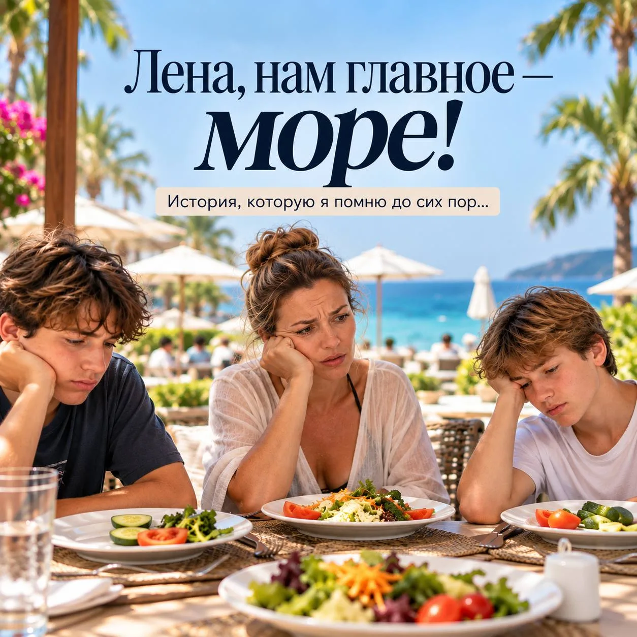«Лена, нам главное — море!»