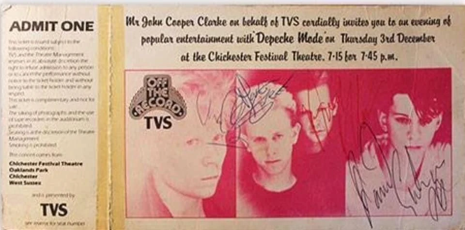 1981-12-03 Chichester Festival Theatre, Chichester, England, UK