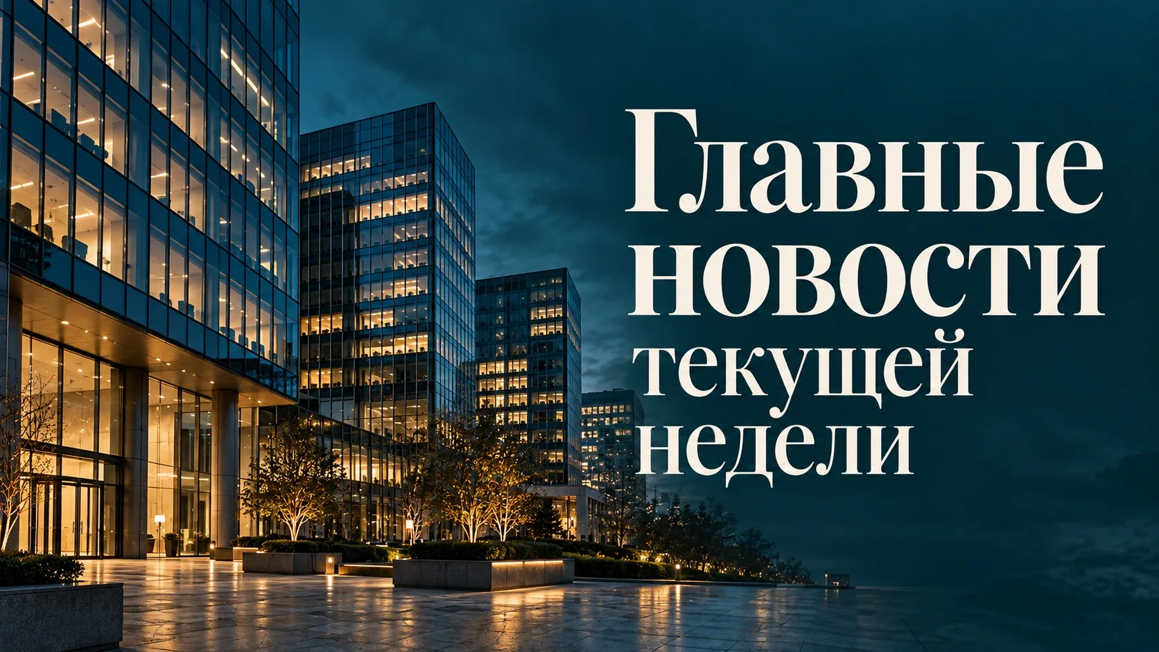Главные события текущей недели