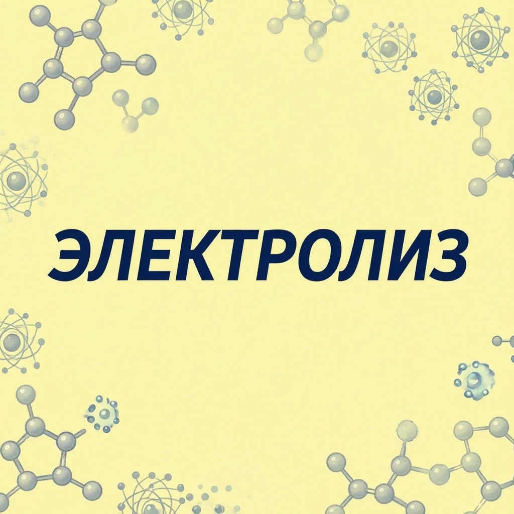 ⚡ ЭЛЕКТРОЛИЗ — ЭТО НЕ СТРАШНО!