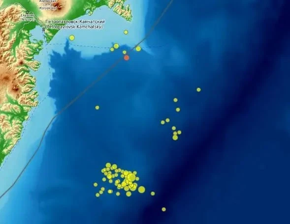На Камчатке утром произошло землетрясение магнитудой 4,9