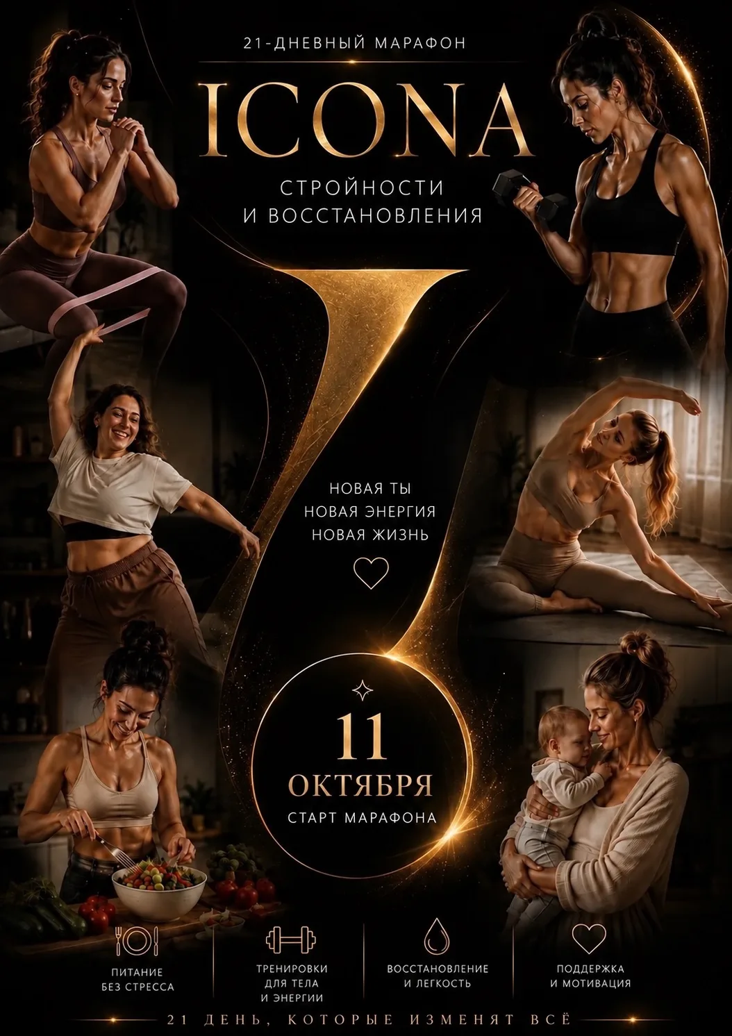 11 октября мы запускаем третий поток  марафона Icona Tela ✨