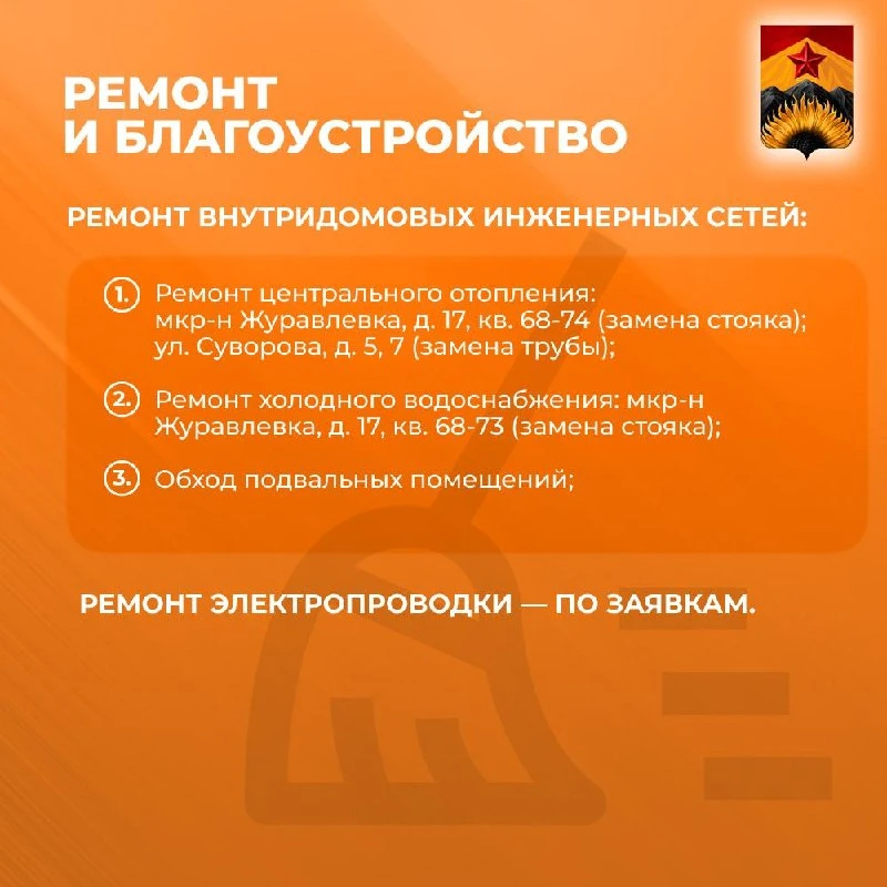 Сводка ЖКХ (ремонт и благоустройство) в Шахтерске на 12 октября