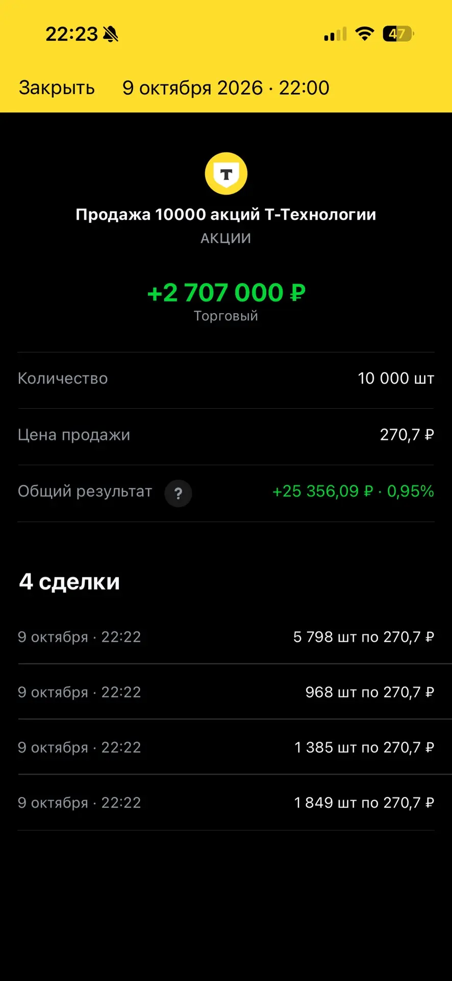 Свое забрал, в итоге не остаюсь на дивиденды!