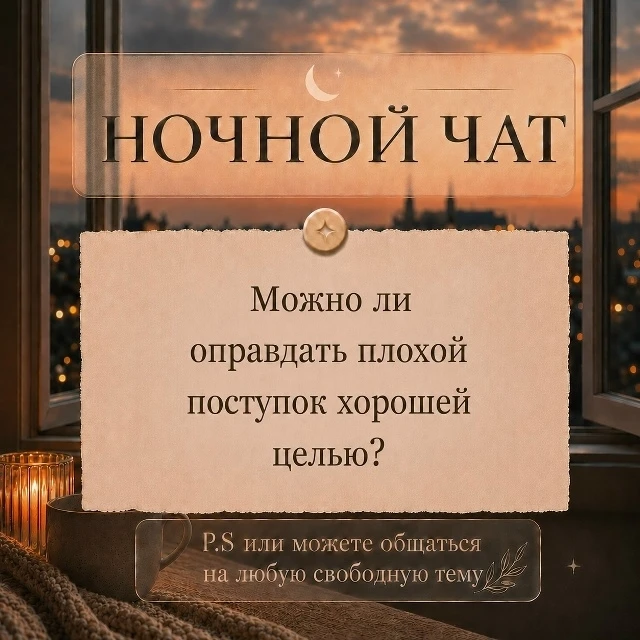 Вечерний онлайн-общение