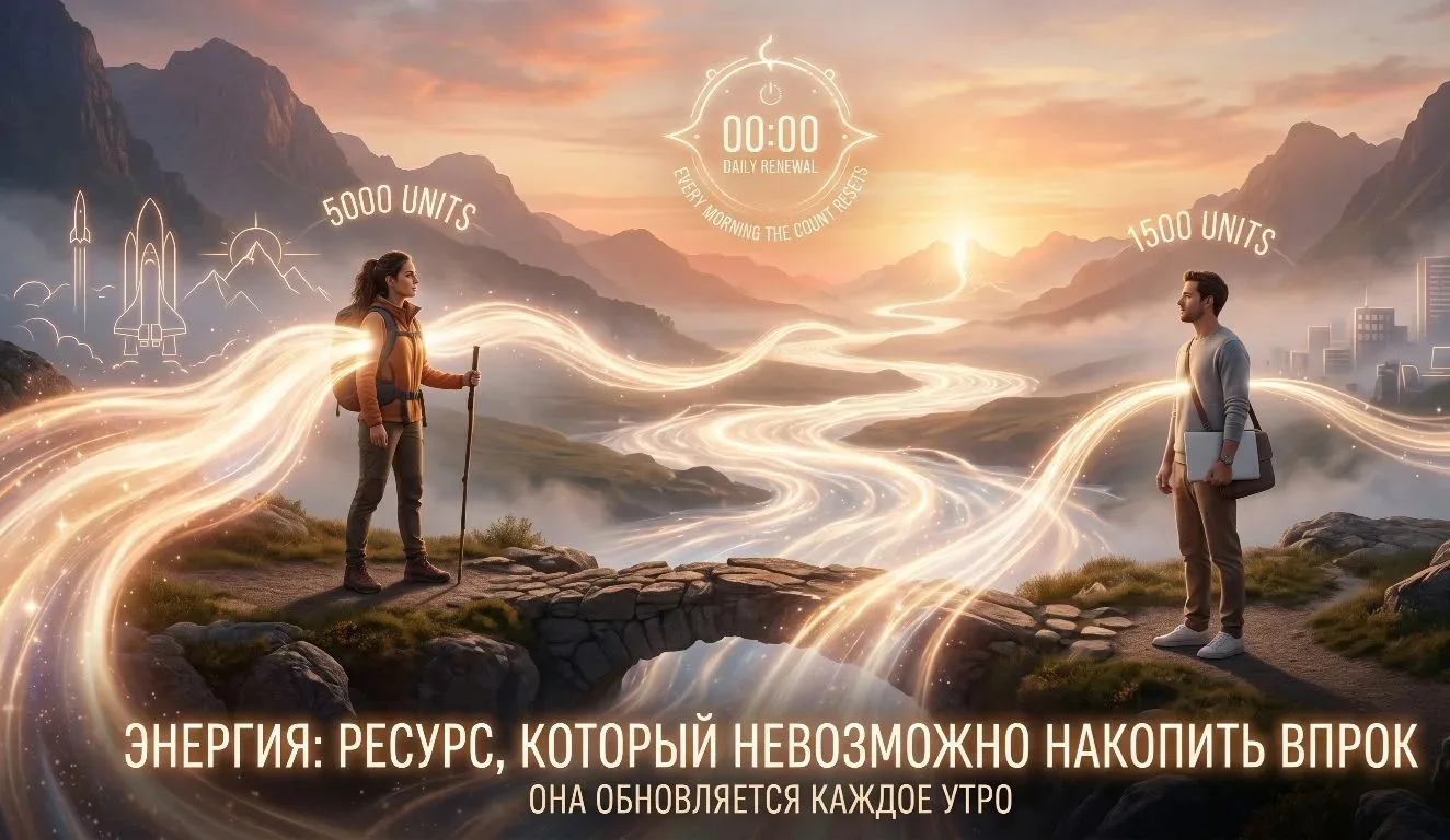 🗝Энергия: Ресурс, который невозможно накопить впрок