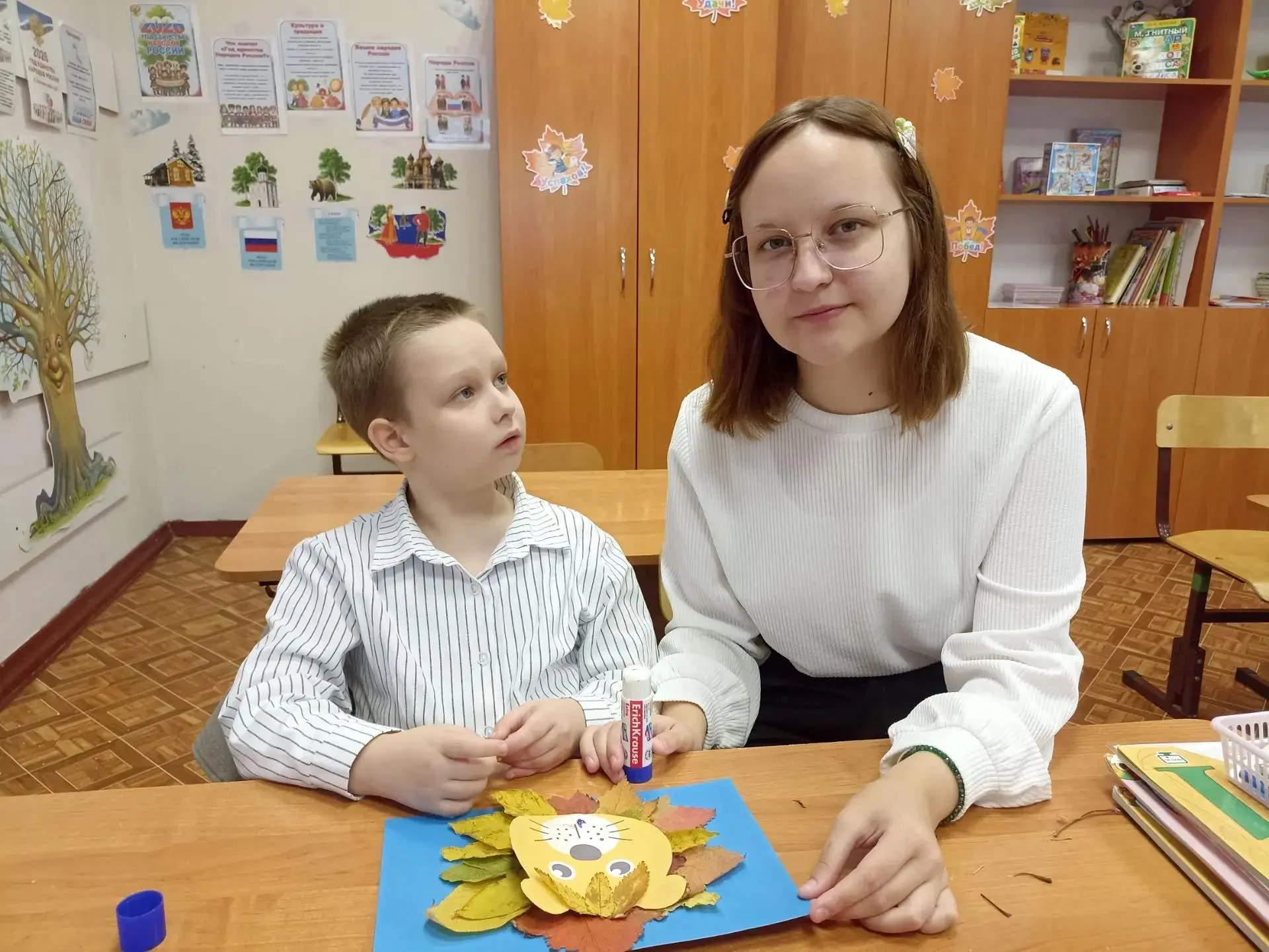 Осеннее творчество и полезные знания в 1 «Б» классе!