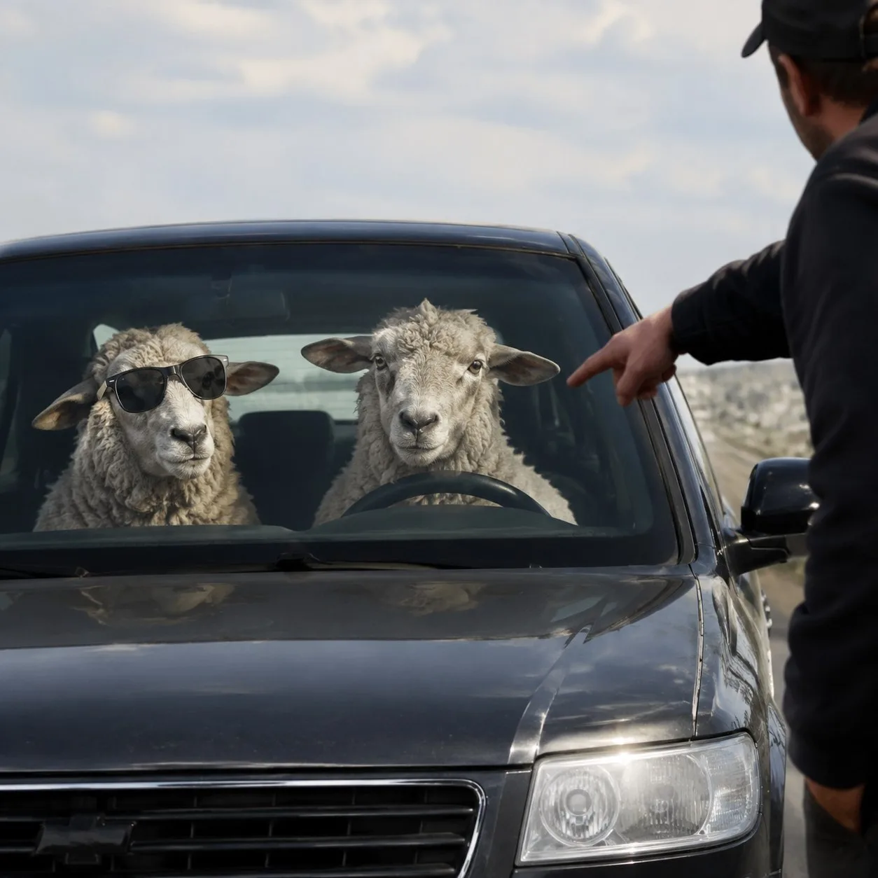 🐏Баранами хотел дать взятку сотрудникам ДПС пьяный водитель на Ставрополье