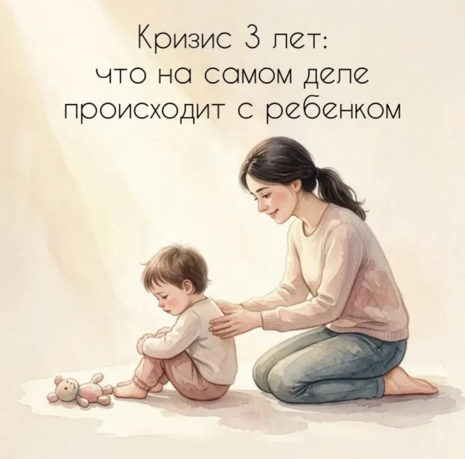 🧸 Кризис 3 лет: что на самом деле происходит с ребенком