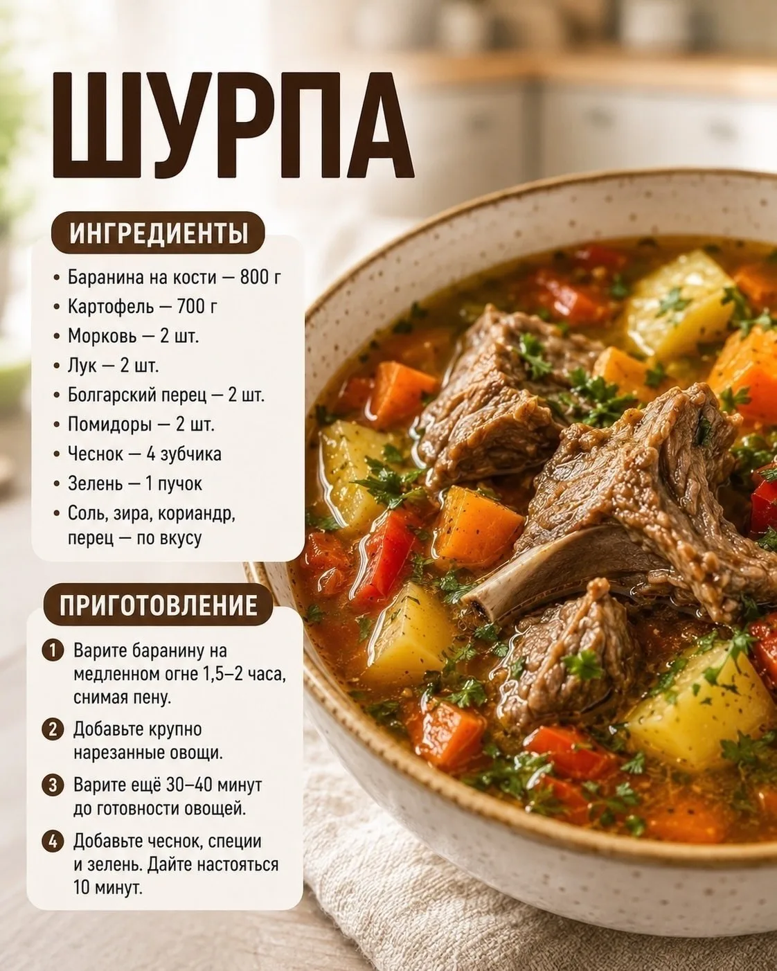 😋 Шурпа