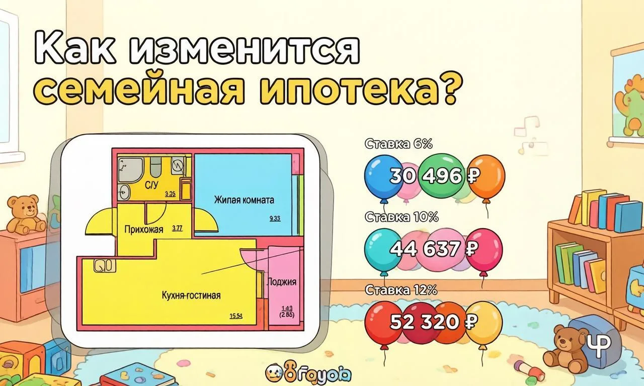 ⚡️ Инфа по семейной ипотеке: готовят сюрприз с 1 октября.