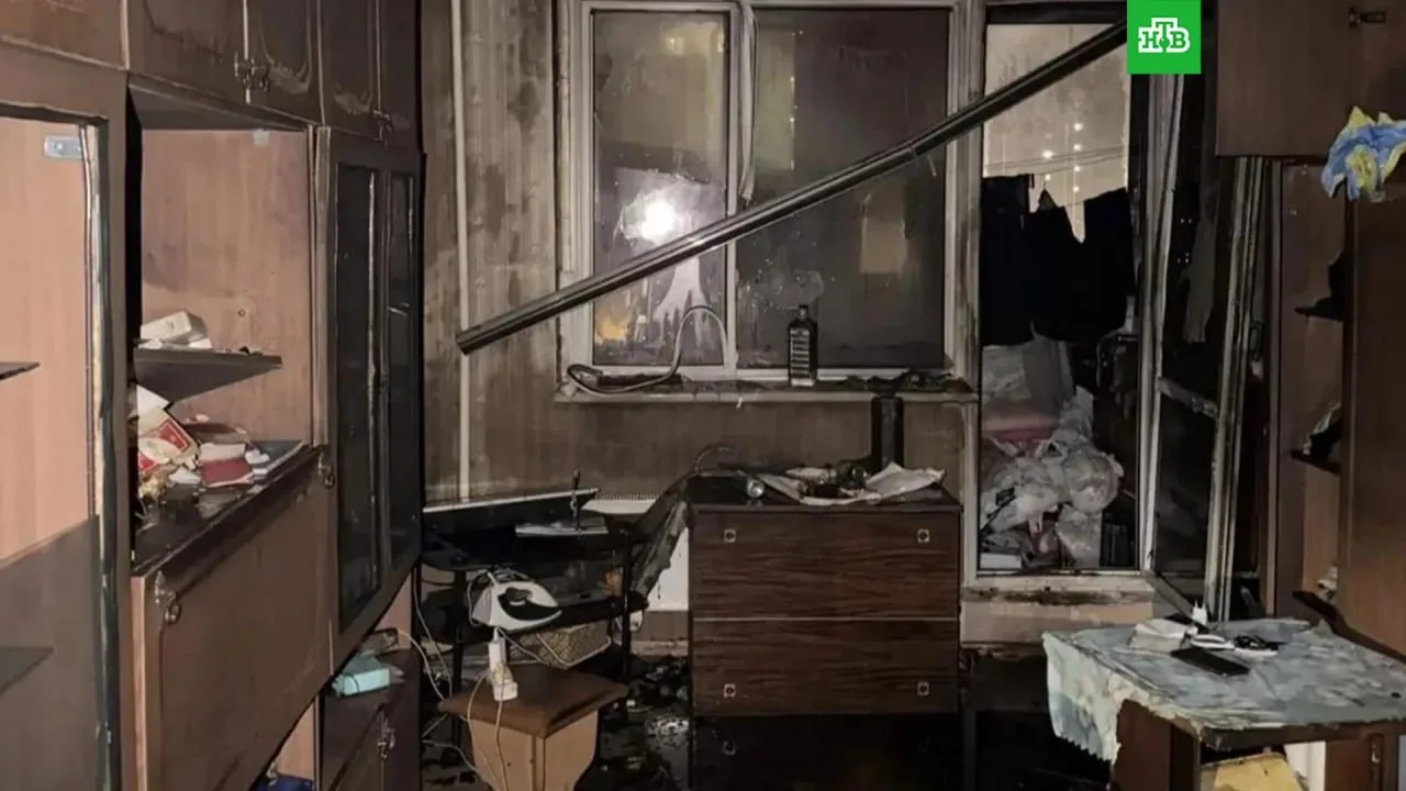 ⚡️ Пожилой человек погиб при пожаре в Марьино