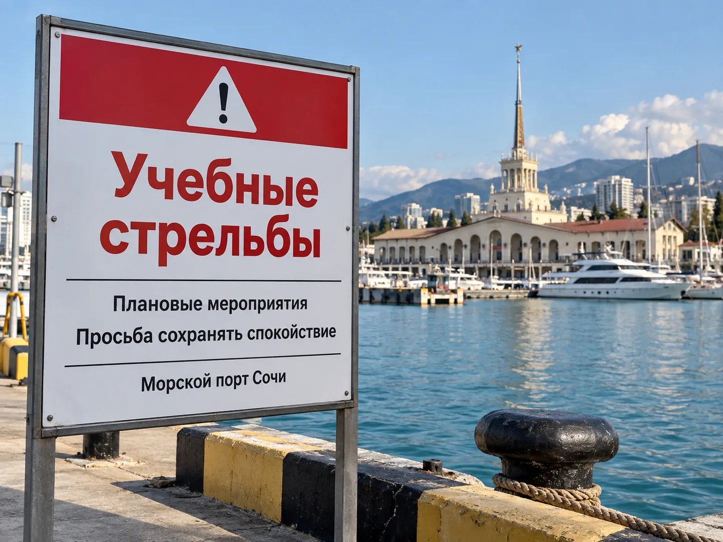 В Сочи пройдут учебные стрельбы