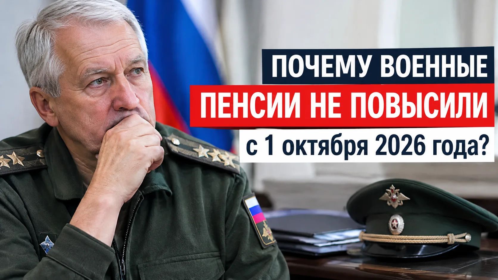 Почему военные пенсии не повысили с 1 октября 2026 года?