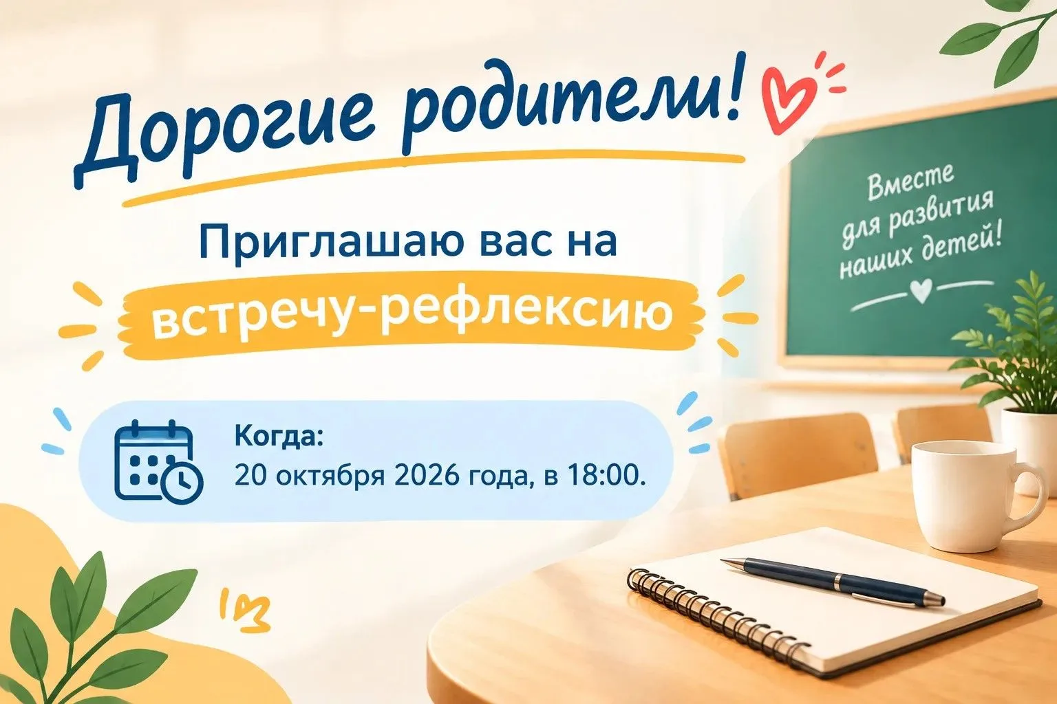 Дорогие родители!