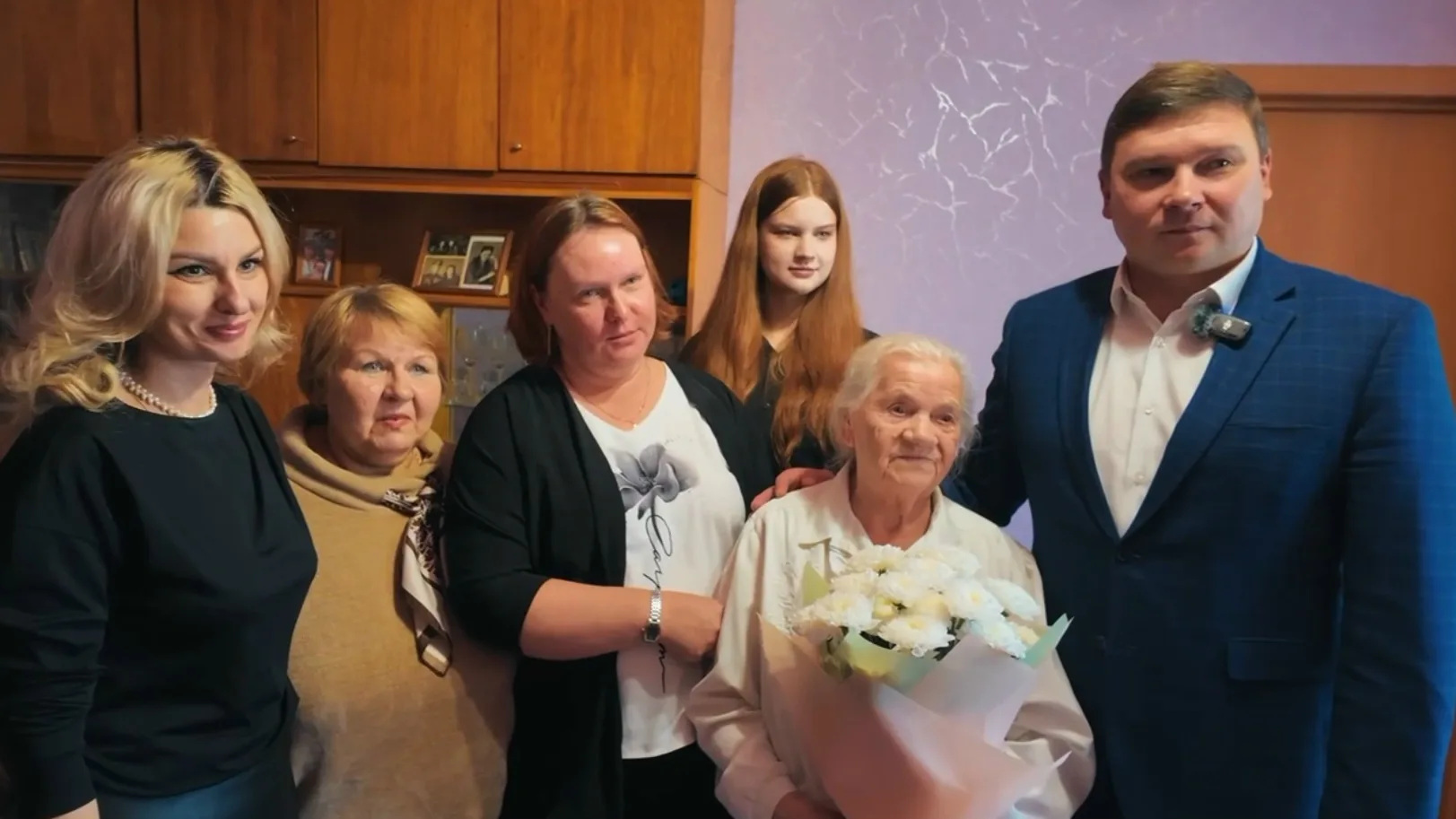 👏💐 Столетний юбилей отметила труженица тыла из Иванова