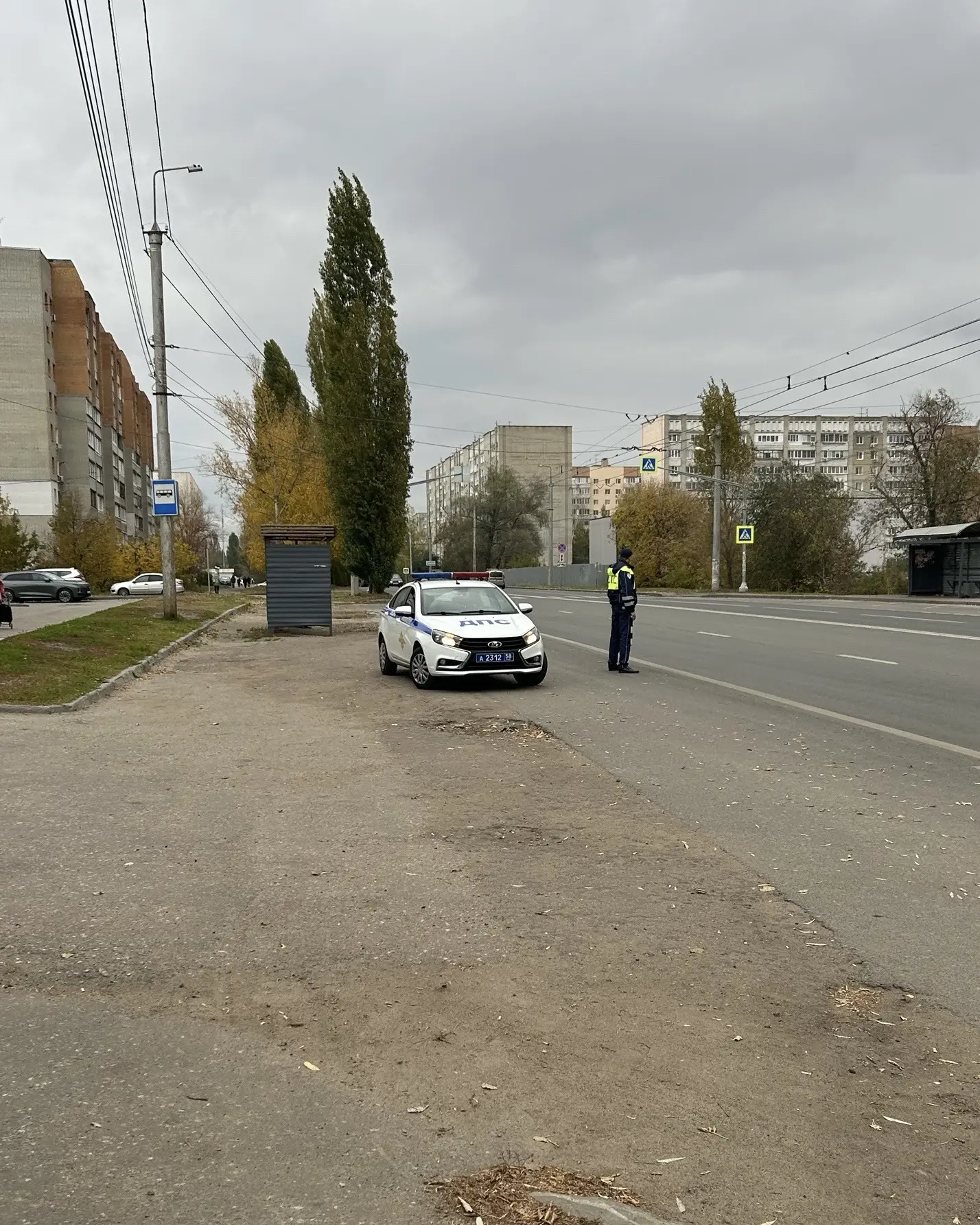 Работает ДПС. Клары Цеткин, 63б, Пенза мед. Актуально на 15:10