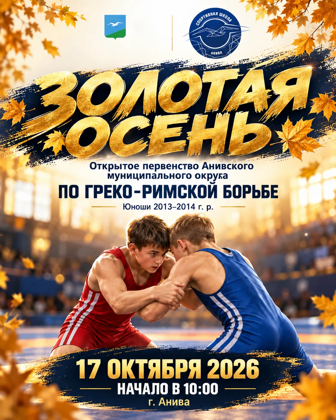 🍁🤼 «Золотая осень» — встречаемся на борцовском ковре!