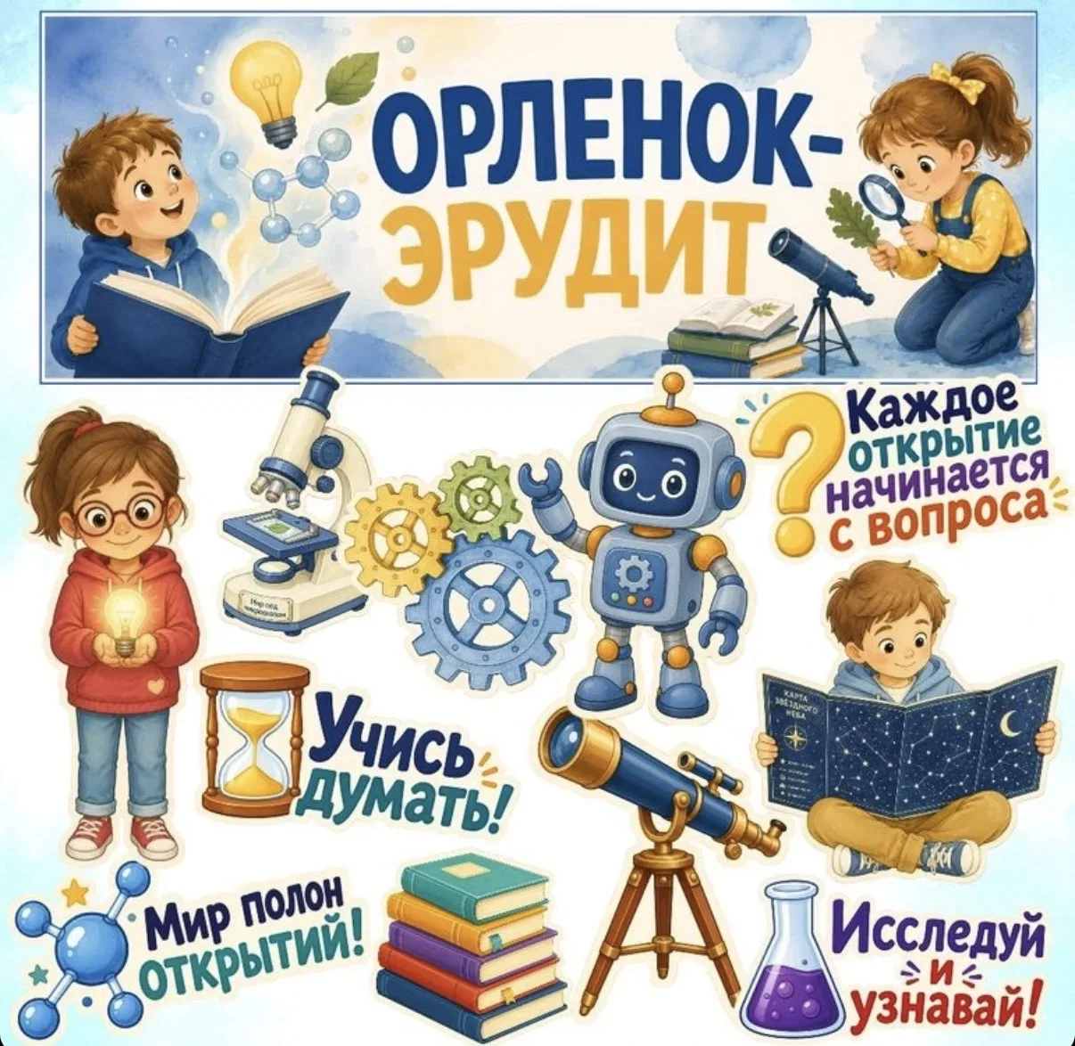 🎉 «Орлёнок-Эрудит»: новые открытия и тёплые моменты! 🎉