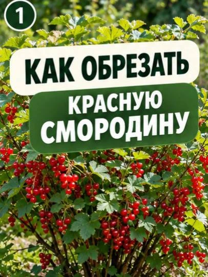 Обрезка красной смородины, как не остаться без ягод