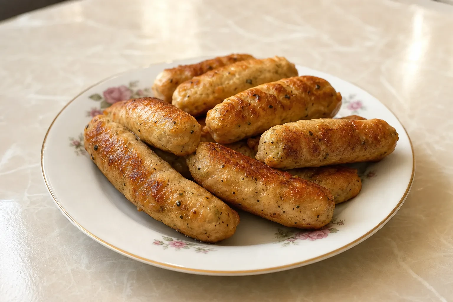 Куриные колбаски