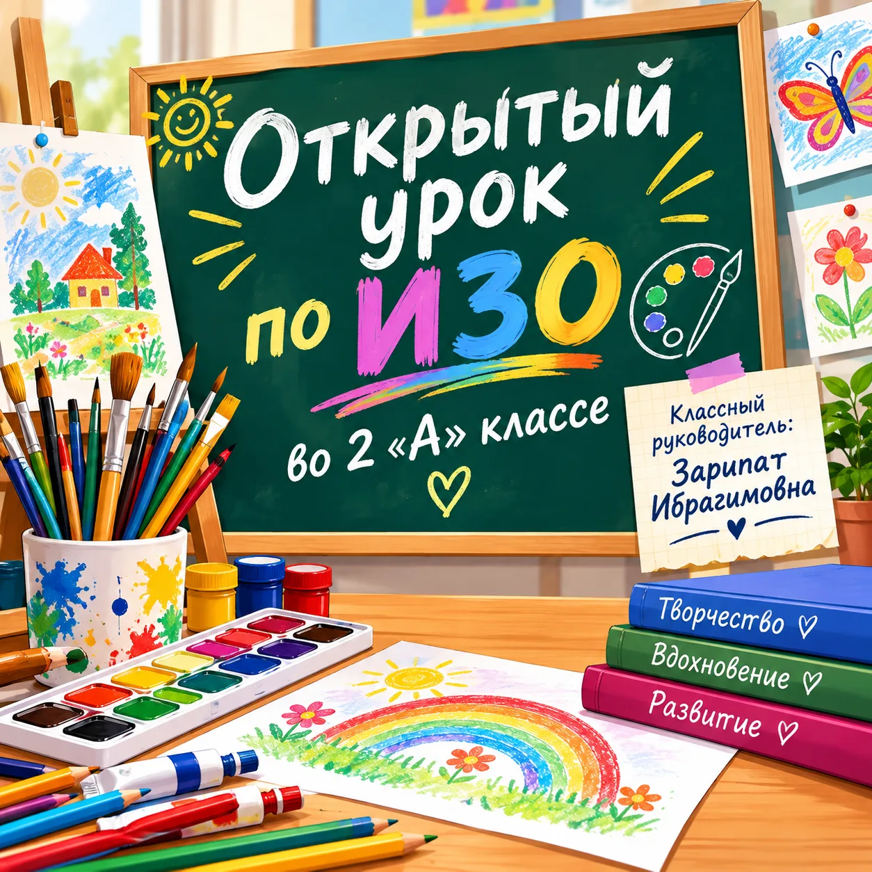 Когда урок — это праздник творчества! 🎨